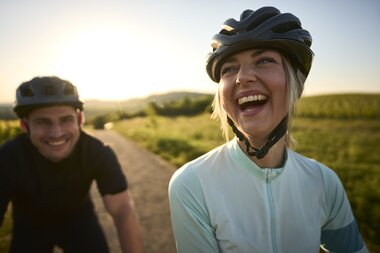Radfahren am Derdinger Horn, Kraichgau-Stromberg, Baden-Württemberg in Deutschland | © Stefan Leitner