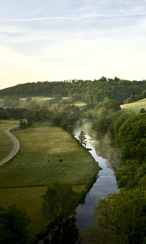 Jagsttal in Gerabronn, Baden-Württemberger, Deutschland