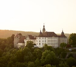 Schloss Langenburg, Hohenlohe+Schwäbisch Hall, Baden-Württemberg, Deutschland