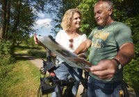 Zwei Radfahrer am Römersee, Bad Rappenau | © Stefan Leitner