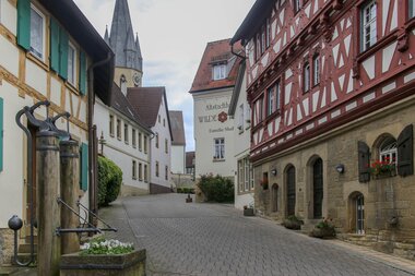Hotel Wilde Rose, Eppingen (Außenansicht Kirchgasse) | © Große Kreisstadt Eppingen