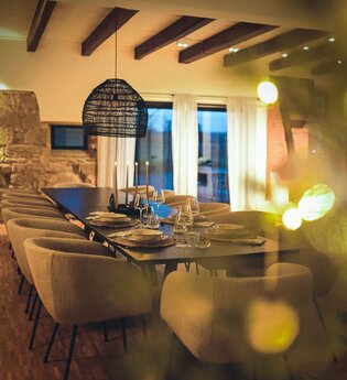 Ferienhaus Gersmühle bei Satteldorf: Esszimmer | © Hohenlohe + Schwäbisch Hall Tourismus e. V.