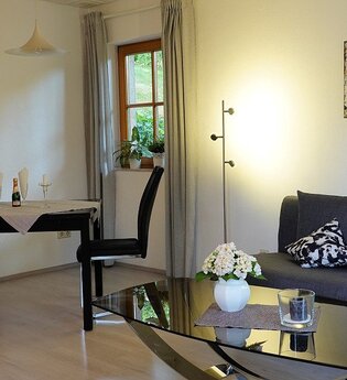 Wohn-/Esszimmer der Ferienwohnung Armitter in Neckargemünd | © Ferienwohnung Armitter