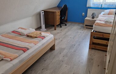 Ferienwohnung Lebensblume in Ilshofen: Schlafzimmer | © Hohenlohe + Schwäbisch Hall Tourismus e. V.