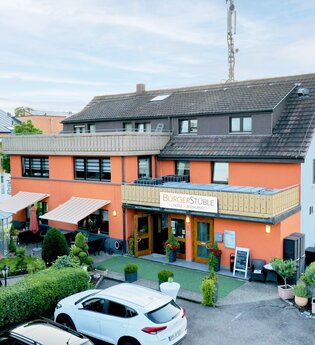 Außenansicht des Bürgerstüble vom Parkplatz | © Touristikgemeinschaft Hohenlohe e. V.  | Philipp-Maurice Föll