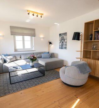 Landhaus Paco in Blaufelden: Wohnzimmer | © Hohenlohe Schwäbisch Hall