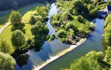 Rückzugsort Ferienhaus Renkenmühle im Jagsttal bei Mulfingen | © Hohenlohe + Schwäbisch Hall Tourimus e. V.
