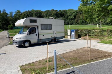 2 Stellplätze am Womo-Halt Elsenzer See | © Stadt Eppingen