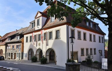 Das Rathaus von Forchtenberg, Geburtsstätte von Sophie Scholl | © Touristikgemeinschaft Hohenlohe e. V. | Andi Schmid