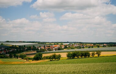 Landschaftsaufnahme von Zweiflingen | © Hohenloher Perlen
