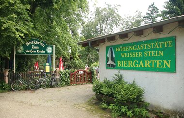 "Weißer Stein" - Aussichtsturm und Höhengaststätte (548 m) in Dossenheim | © Landratsamt Rhein-Neckar-Kreis