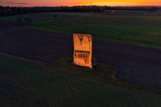 Anhäuser Mauer Sonenuntergang