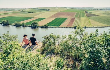 Aussicht vom Krappenfelsen auf das Neckartal | Lauffen a.N. | HeilbronnerLand