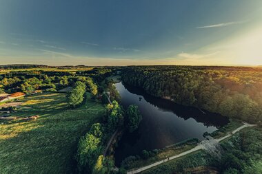 Naturpark Schwäbisch-Fränkischer Wald bei Wüstenrot | HeilbronnerLand | © Touristikgemeinschaft HeilbronnerLand