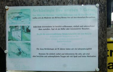 Burg und Schloss Wersau - Die Burg unter der Grasnarbe - Reilingen