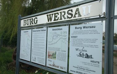Burg und Schloss Wersau - Die Burg unter der Grasnarbe - Reilingen
