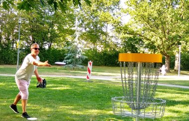 DiscGolf im Kurpark | Bad Rappenau | HeilbronnerLand | © Bad Rappenauer Touristikbetrieb GmbH