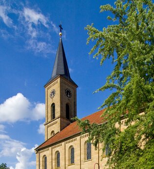 Evangelische Kirche Kraichtal-Menzingen | © Land der 1000 Hügel - Kraichgau-Stromberg