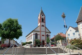 Evangelische Kreuzkirche Kraichtal-Unteröwisheim | © Land der 1000 Hügel - Kraichgau-Stromberg