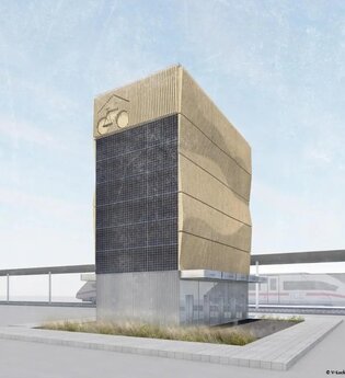 Fahrradparkhaus am Bahnhof