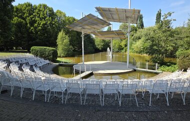 Seebühne / Eventlocation | © Gartenschaupark GmbH