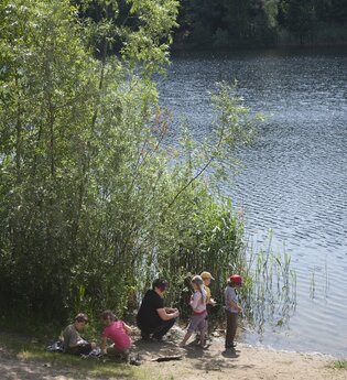 Hochholzer See bei Walldorf | © Landratsamt Rhein-Neckar-Kreis