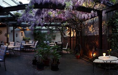 Biergarten im Adler Bad Rappenau | HeilbronnerLand | © Hotel-Restaurant Adler