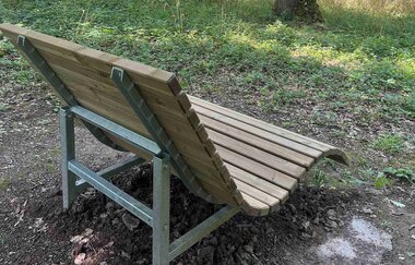 Hügel-Sofa bei Östringen - am Naturerlebnispfad