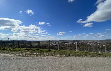 Ausblick Hügelsofa Sulzfeld