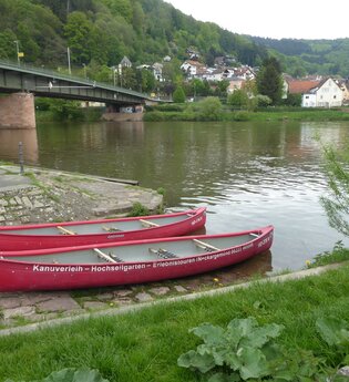 Kanuverleih in Neckargemünd | © Beate Otto