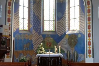 Kirche Oberdielbach von Innen | © Pfarramt Schollbrunn/Oberdielbach