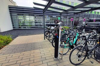RadSERVICE-Punkt Klinikum Crailsheim | © Hohenlohe + Schwäbisch Hall Tourismus e. V.