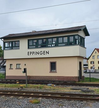 Kulturdenkmal "Stellwerk West" in Eppingen | © Große Kreisstadt Eppingen