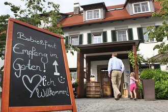 Landhaus Rössle in Veinau: Eingangsbereich | © Hohenlohe Schwäbisch Hall