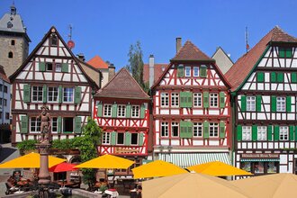 Marktplatz mit Marktbrunnen | © Stadt Bretten