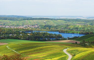 Blick auf den Breitenauer See | Weinsberger Tal | HeilbronnerLand | © Touristikgemeinschaft HeilbronnerLand e.V.