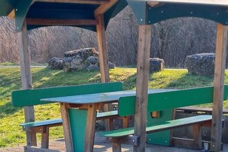 Spielplatz am Kocher bei Steinkirchen | Picknickplatz | © Hohenlohe + Schwäbisch Hall Tourismus e. V.