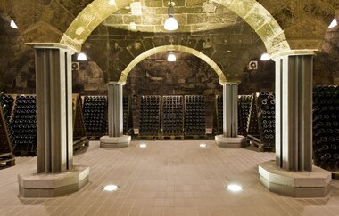 Führung durch den Sektkeller des Staatsweingut Weinsberg | Weinsberg | HeilbronnerLand | © Staatsweingut Weinsberg