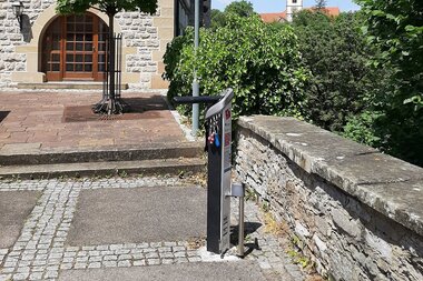 RadSERVICE-Punkt Stadt Vellberg Im Städtle am Waschhaus | © Hohenlohe + Schwäbisch Hall Tourismus e. V.