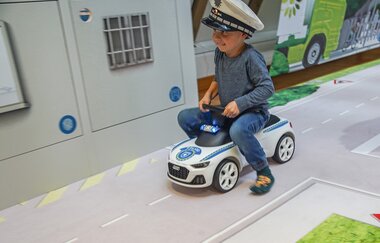 Indoor-Verkehrsparcour | © Stadtmuseum Neckarsulm