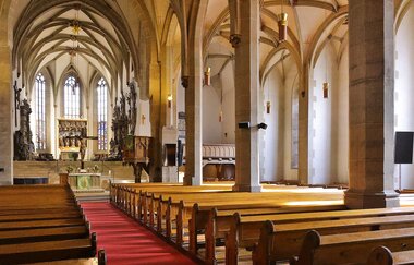Innenansicht Stiftskirche Öhringen | © Touristikgemeinschaft Hohenlohe e. V. | Andi Schmid