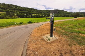 RadSERVICE-Punkte An der Fischerhütte Enslingen | © Hohenlohe + Schwäbisch Hall Tourismus e. V.
