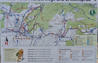Wanderwege & Erlebnispfad Untergruppenbach | Bereich Burg Stettenfels & Lutz-Sigel-Hütte | HeilbronnerLand | © Touristikgemeinschaft HeilbronnerLand