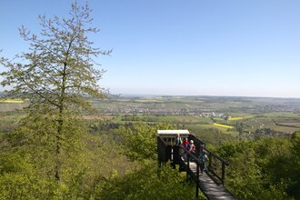 Aussichtsplattform Weißer Steinbruch in Pfaffenhofen