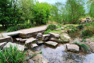 Wasserspielplatz im Ziegeleipark Böckingen | HeilbronnerLand