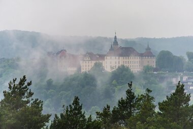 Schloss Langenburg im Nebel | © TMBW