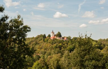 Stöckenburg mit St. Martinskirche in Vellberg | © Hohenlohe + Schwäbisch Hall Tourismus e. V.