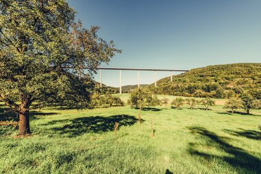 Etappe 2 Kochertalbrücke bei Braunsbach-Geislingen | © Arbeitsgemeinschaft Kocher-Jagst-Radweg