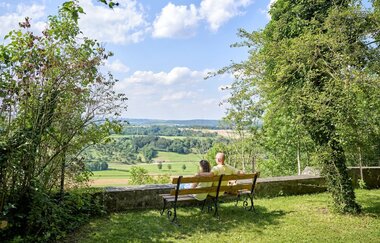Ausblick auf das Bühlertal bei der Tannenburg bei Bühlertann | © Hohenlohe +  Schwäbisch Hall Tourismus e. V.