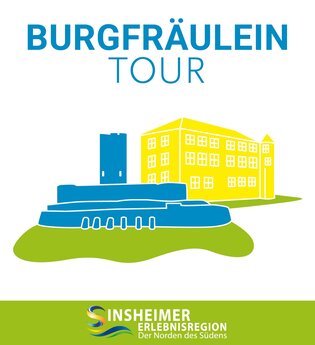 Logo der Sinsheimer Erlebnisregion für die Burgfräulein Tour